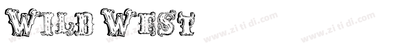 Wild West字体转换